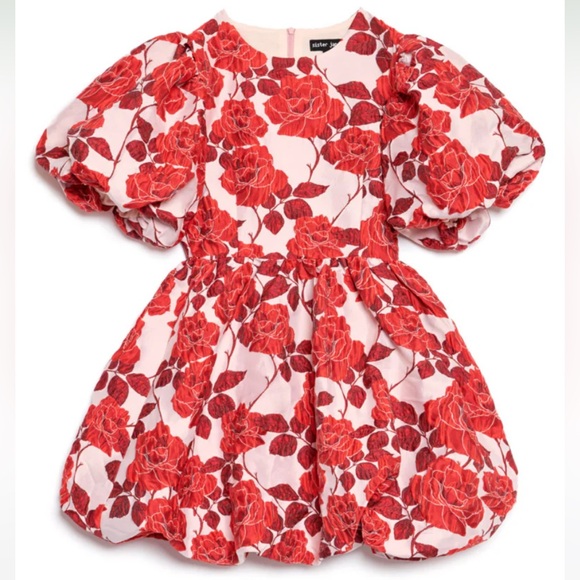 Sister Jane Wild Berry Jacquard Dress - Picture 7 of 7